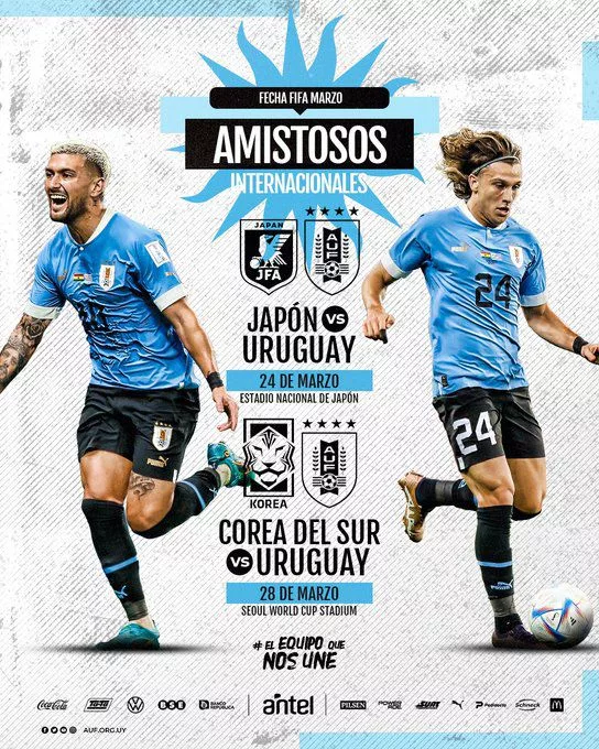 amistosos uruguay
