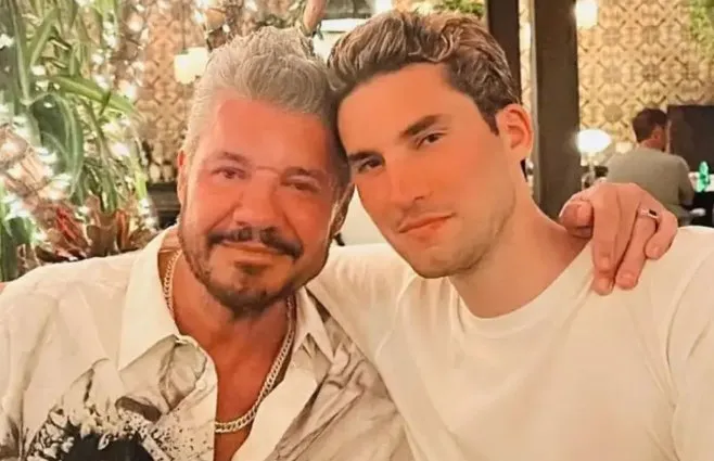 tinelli padre e hijo